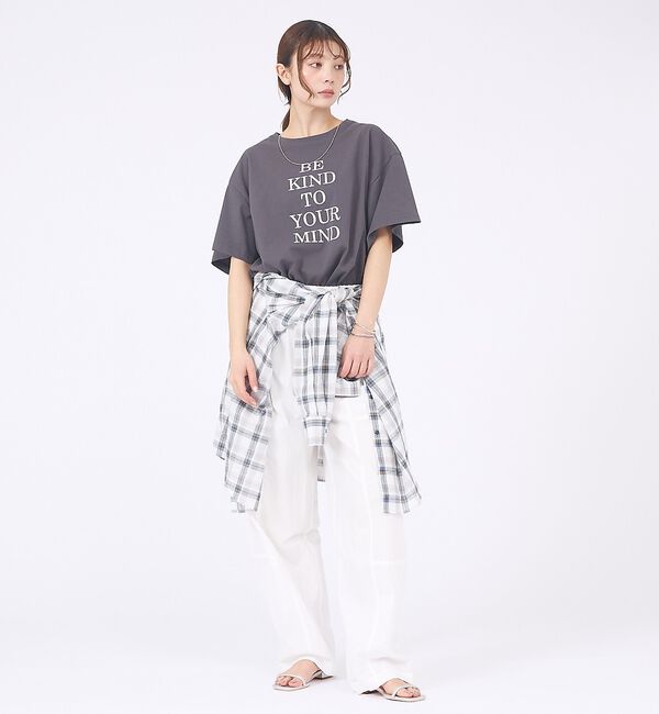 abahouse mavie「ロゴタックTシャツ」|Tシャツ・カットソー|