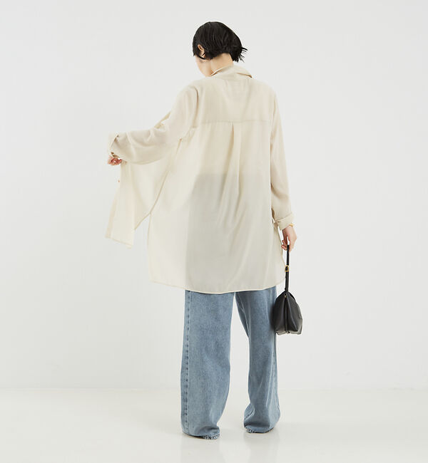 The Store by C' 「【COCUCA】シアーチュニックシャツ」|シャツ・ブラウス|