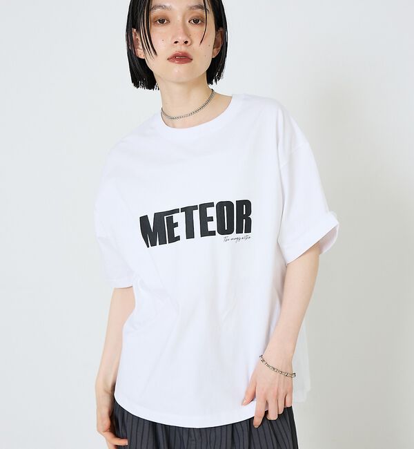 NOMINE「オリジナル 刺繍/プリントロゴ Tシャツ」|Tシャツ・カットソー|ホワイト系その他2