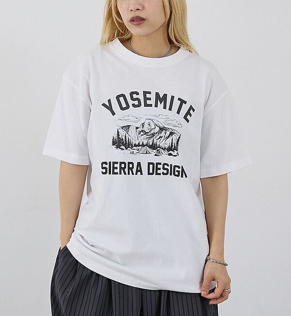 NOMINE「【SIERRA DESIGNS】YOSEMITE NATIONAL PARK ヨ」|Tシャツ・カットソー|ホワイト