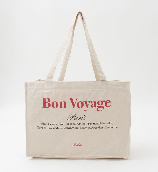 TIARA「【Bilitis dix-sept ans/ビリティス・ディセッタン】Bon Voyage Tote」|トートバッグ|アイボリー