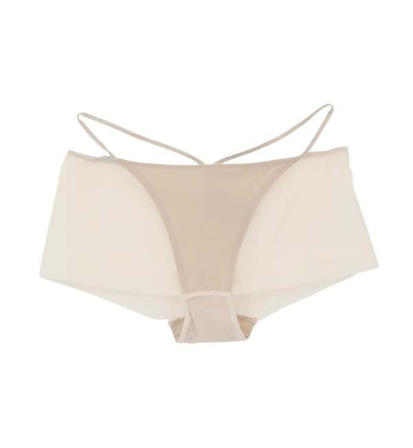 SOFFITTO「【NICENICE MOMENT/ナイスナイスモーメント】MESH BOXER SHORTS」|インナー|ベージュ