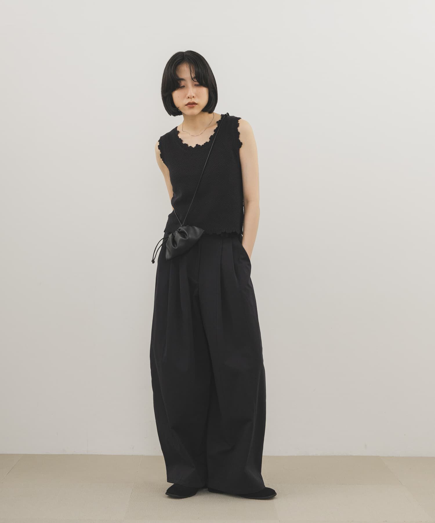  「巾着ネックショルダー」|ポーチ|