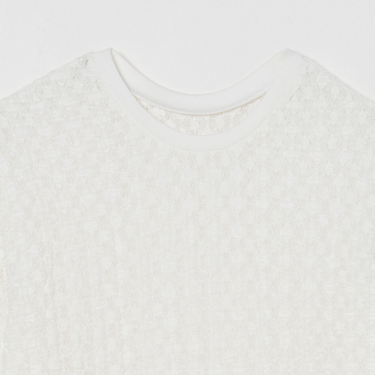HELIOPOLE「HELIOPOLE STRETCH LACE BIG T SHIRT」|Tシャツ・カットソー|