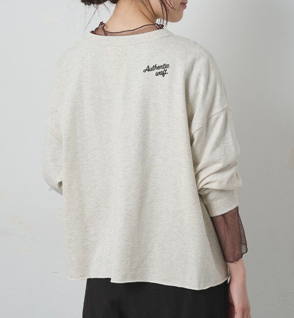  「【リバイバル/新色追加】ドットチュールドッキングカットソー」|Tシャツ・カットソー|