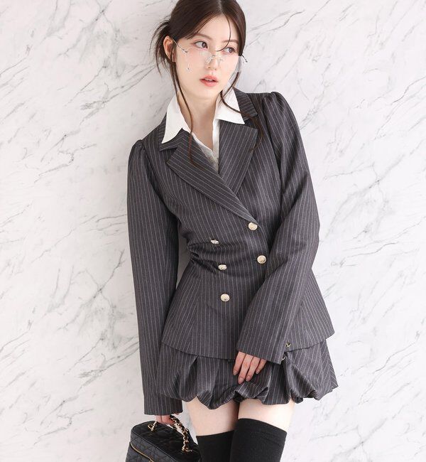  「【リバイバル/SMサイズ展開あり】バルーンミニスカート」|スカート|