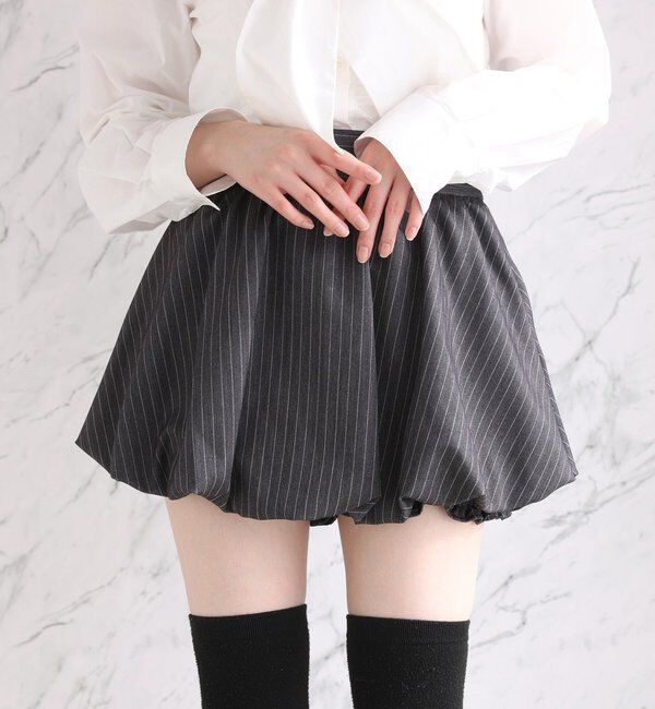  「【リバイバル/SMサイズ展開あり】バルーンミニスカート」|スカート|