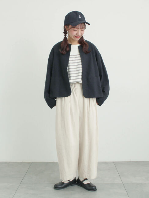 Samansa Mos2「【Cross&times;Linen】ふんわりパンツ」|その他|
