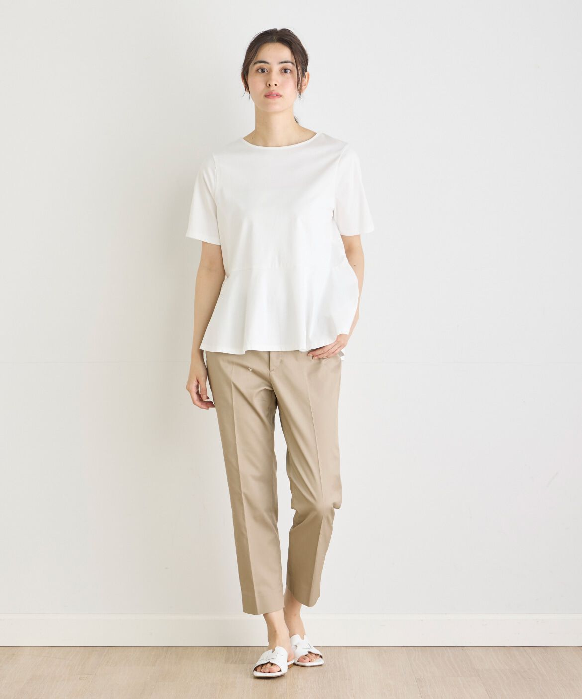 7-IDconcept.「コットンポリエステルストレッチベーシックパンツ」|その他|