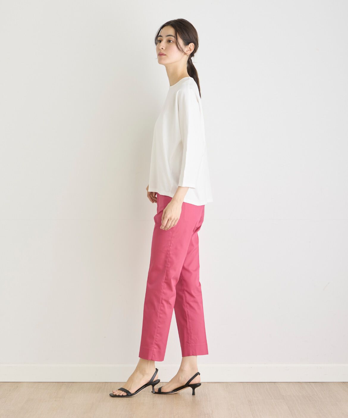 7-IDconcept.「コットンポリエステルストレッチベーシックパンツ」|その他|