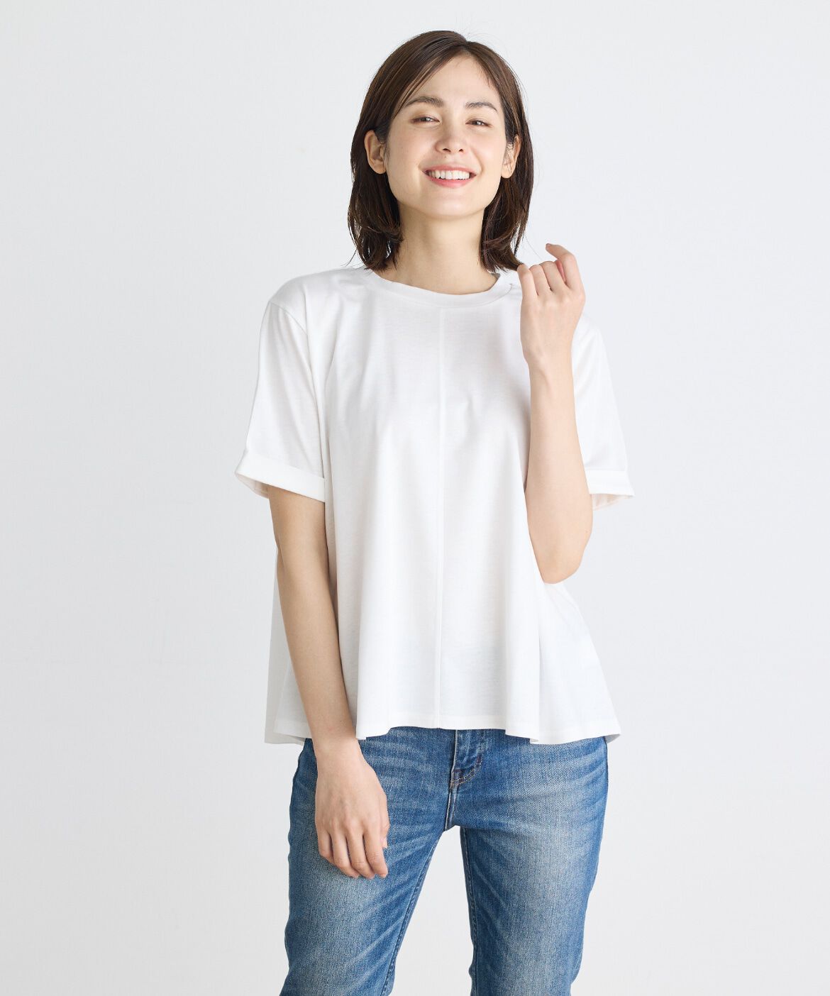 7-IDconcept.「フレアシルエットカットソー」|Tシャツ・カットソー|