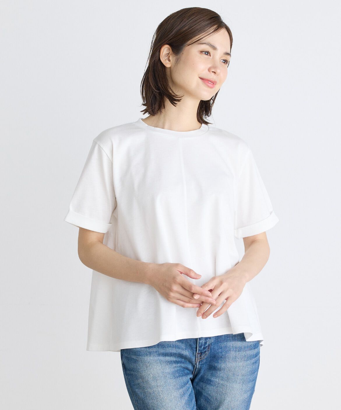 7-IDconcept.「フレアシルエットカットソー」|Tシャツ・カットソー|
