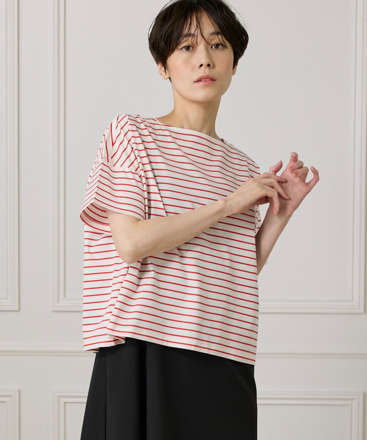 DAY by DAY it&rsquo;s international「ボートネックボーダーカットソー」|Tシャツ・カットソー|
