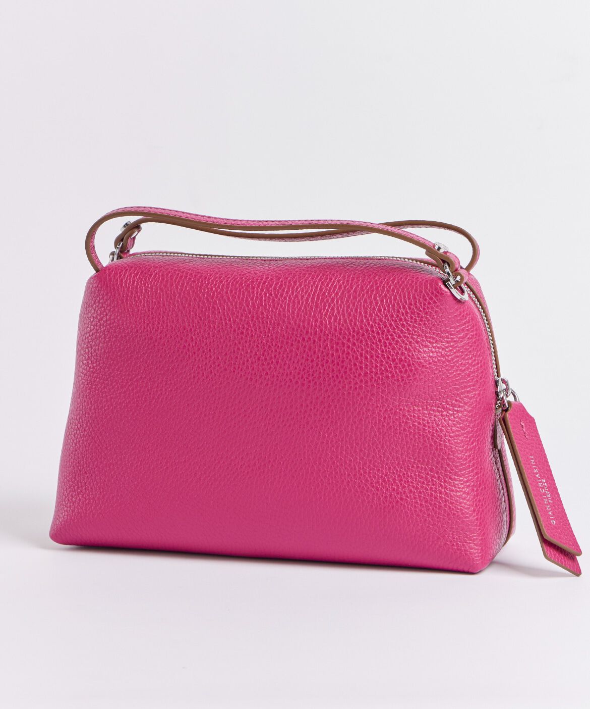 FAVORITE SUKINAMONO「ALIFA M ミニレザーバッグ《GIANNI CHIARINI》」|ハンドバッグ|ピンク1