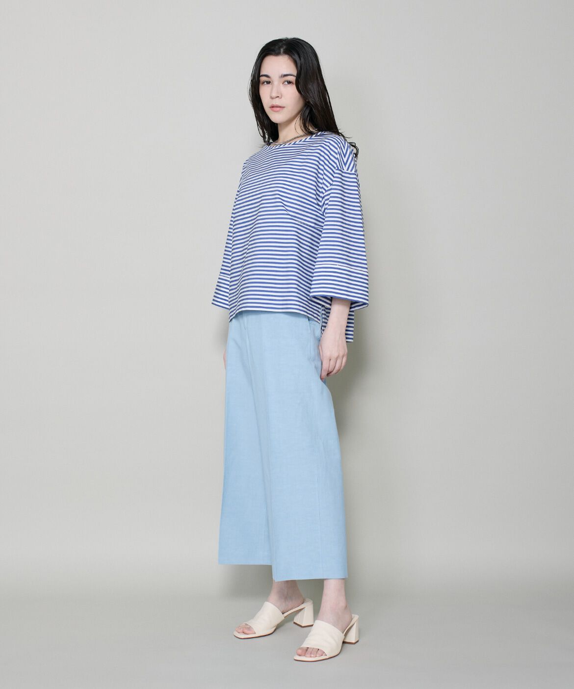 DAY by DAY it&rsquo;s international「ﾘﾈﾝﾜｲﾄﾞｸﾛｯﾌﾟﾄﾞﾊﾟﾝﾂ|凛と涼しい､上品ﾄﾞﾚｰﾌﾟの」|その他|