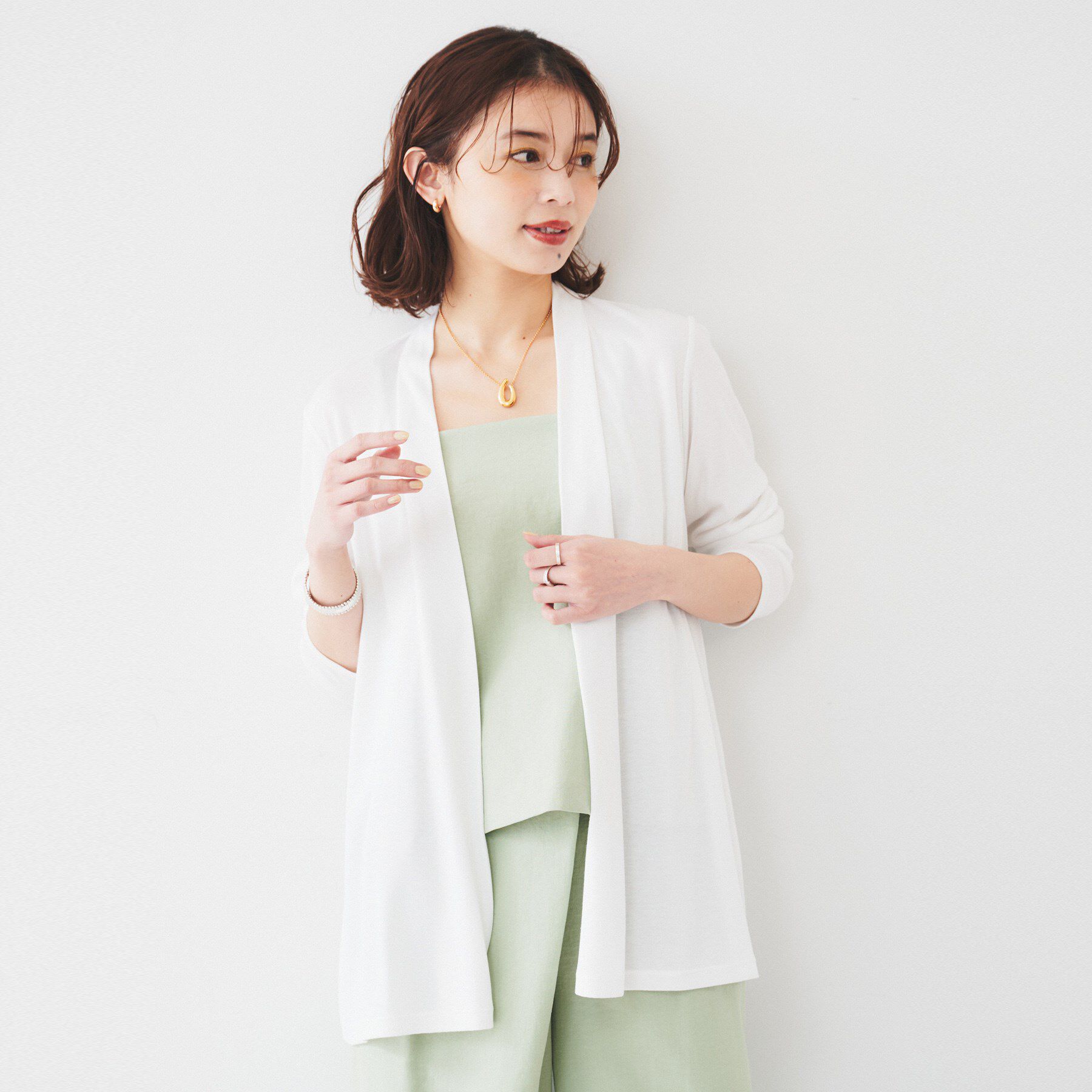 UNTITLED「◆【接触冷感/UV機能/遮熱】ジャージカーディガン」|カーディガン|