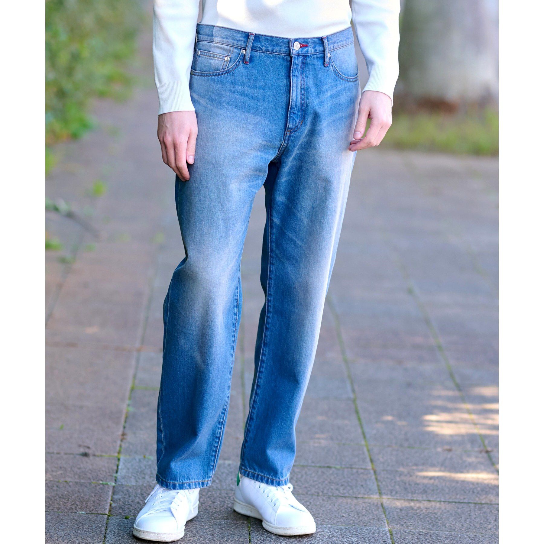 DRESSTERIOR「【Safari5月号掲載】10．6oz コンフォートワイドデニムパンツ」|デニム|