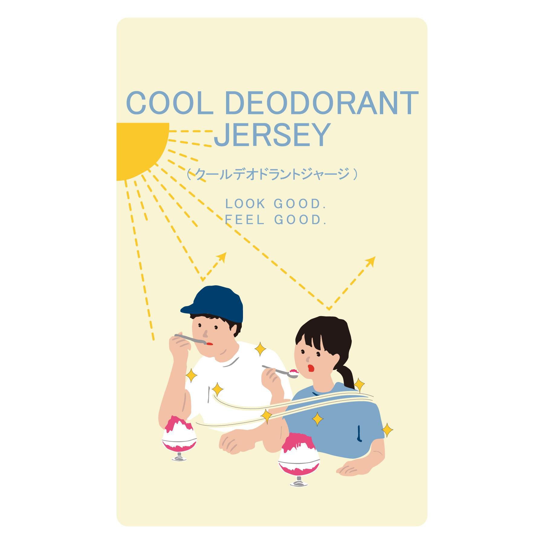 DRESSTERIOR「【接触冷感/UVカット/抗菌防臭/しわ防止】クールデオドラント ジャージシャツ」|シャツ・ブラウス|