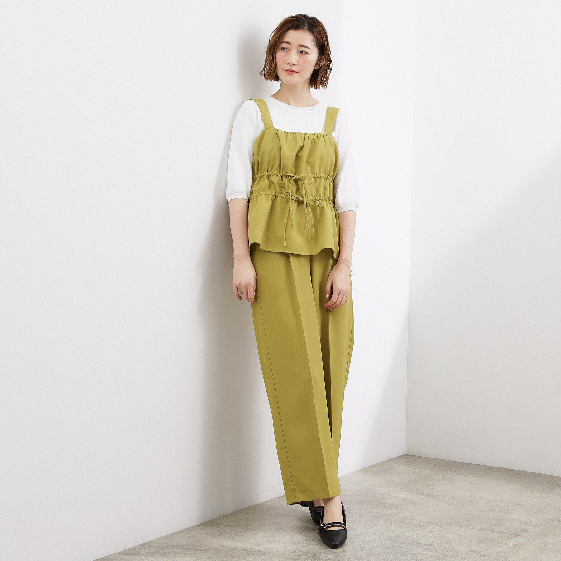 grove「高評価！シャーリングビスチェSET UP」|スーツ|