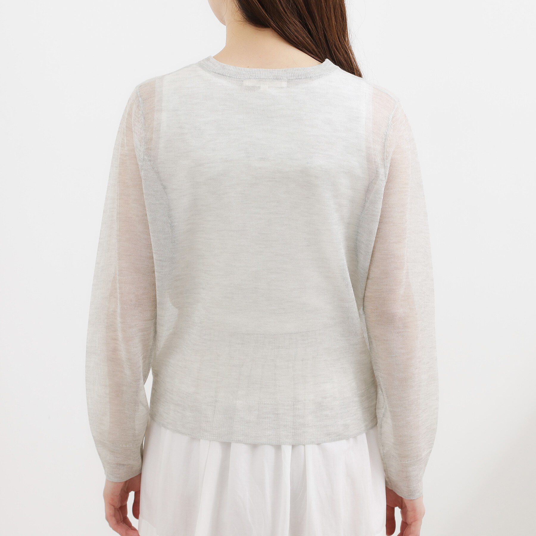 grove「高評価！【洗える/名品】大人の透け感、シアーカーディガン」|カーディガン|
