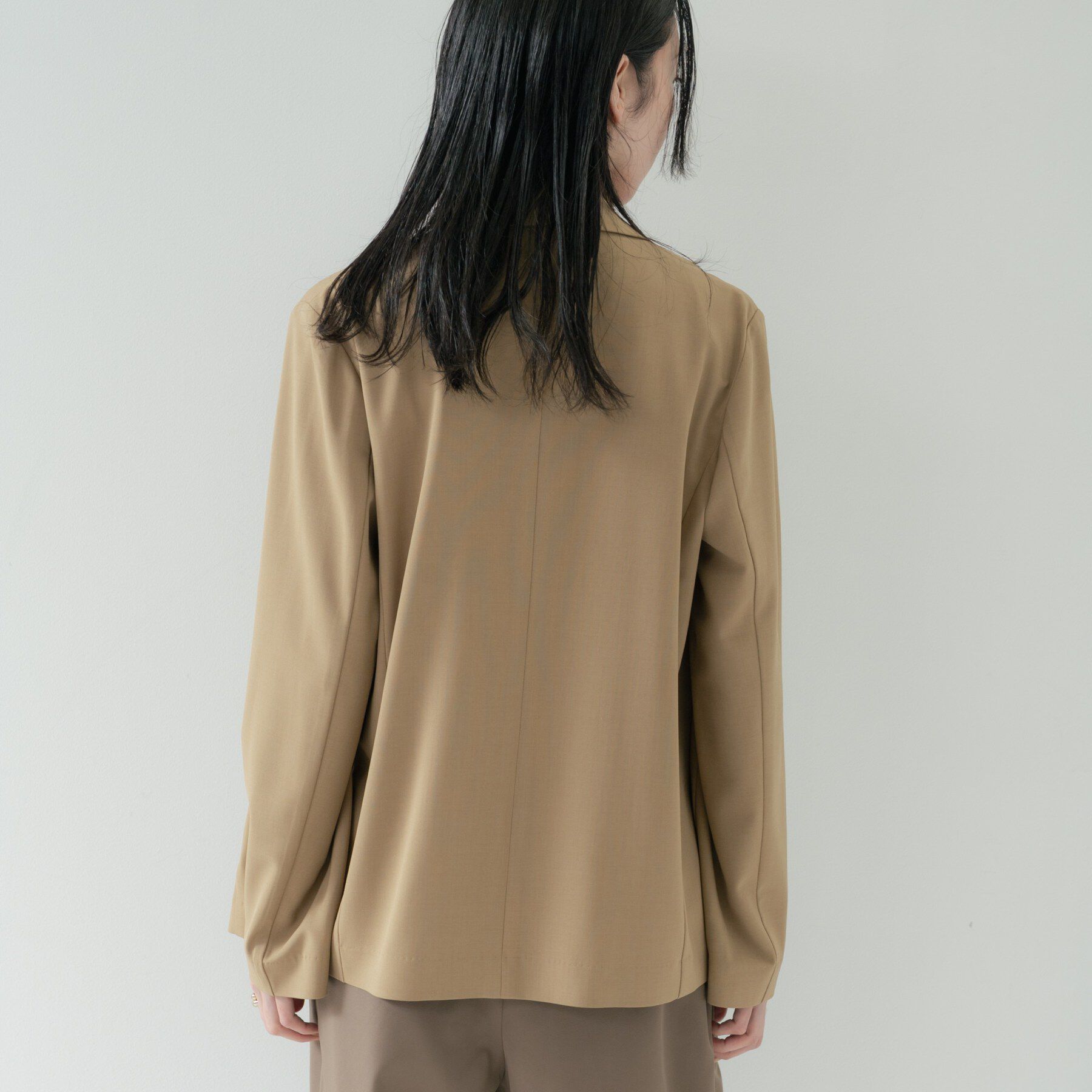 GALLEST「Comfy SET UP｜ダブルブレストイージージャケット【セットアップ対応／通勤／カセット服／接触」|テーラードジャケット|