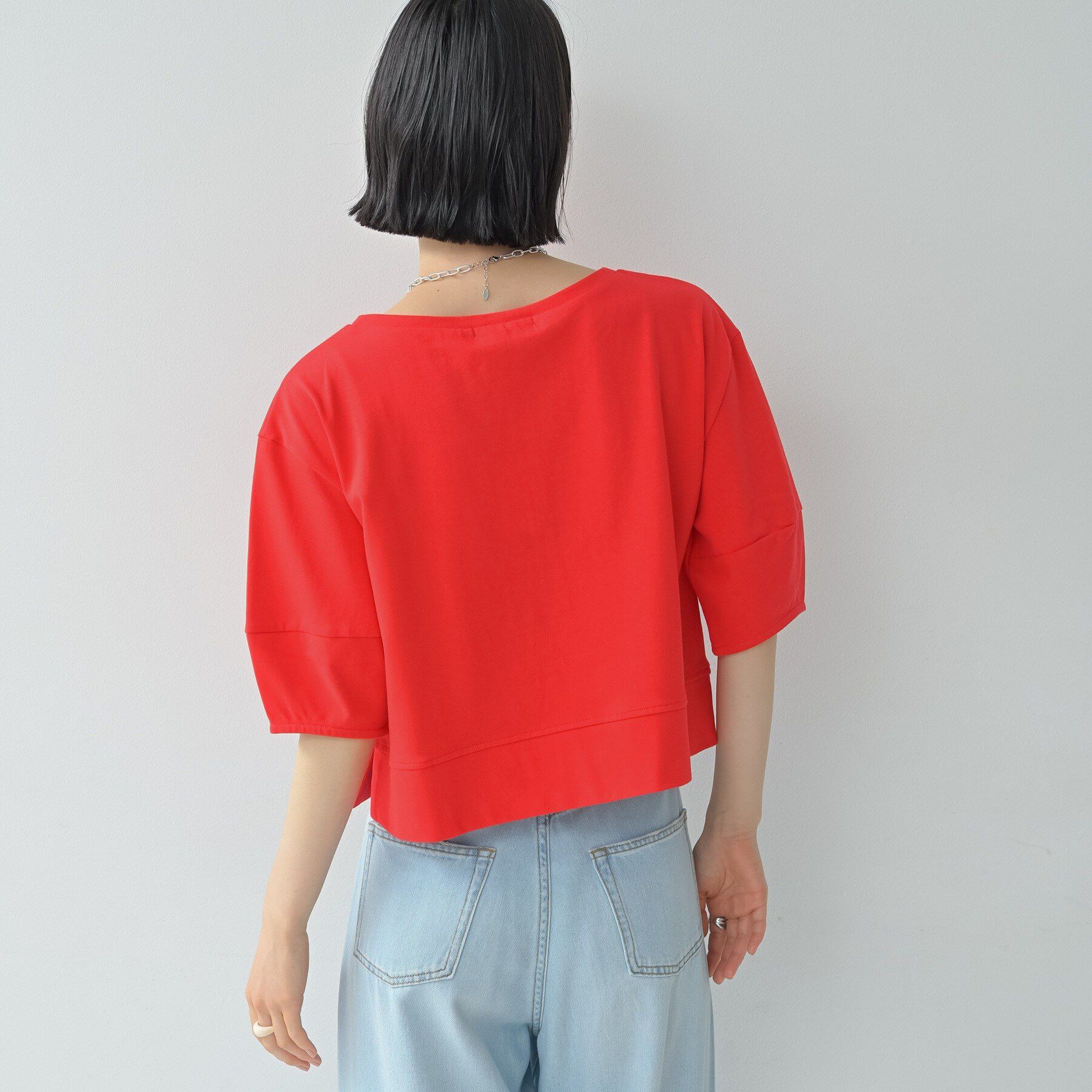 GALLEST「ハーフスリーブフォルムカットソー【再入荷／マシンウォッシュ／接触冷感】」|Tシャツ・カットソー|