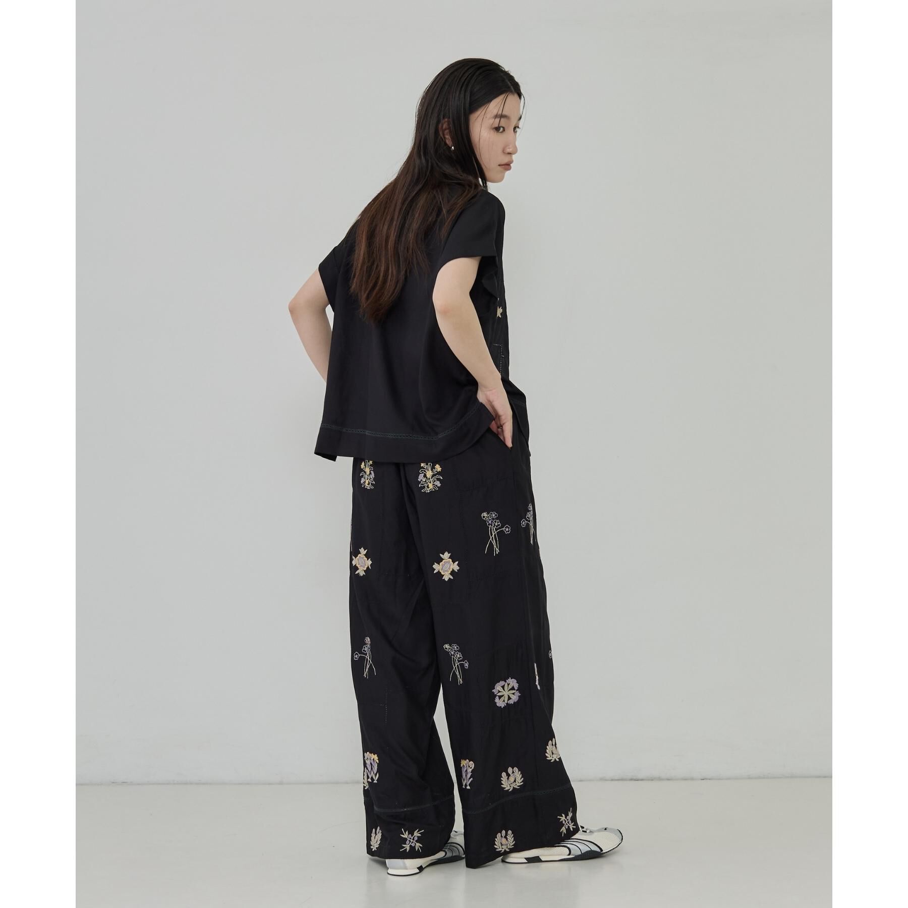 GALLEST「アート刺繍半袖シャツ【セットアップ可能】」|シャツ・ブラウス|