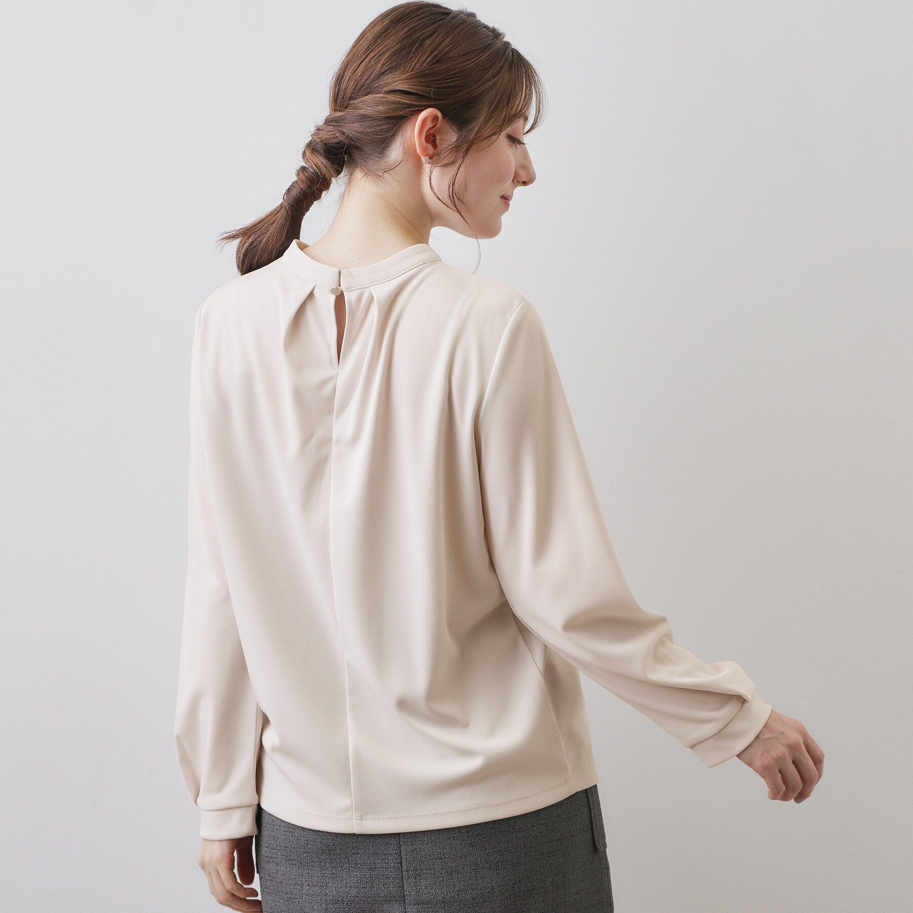 index「ランダムタックトップス【洗濯機OK／吸水速乾／接触冷感／UVケア】《5col》」|Tシャツ・カットソー|