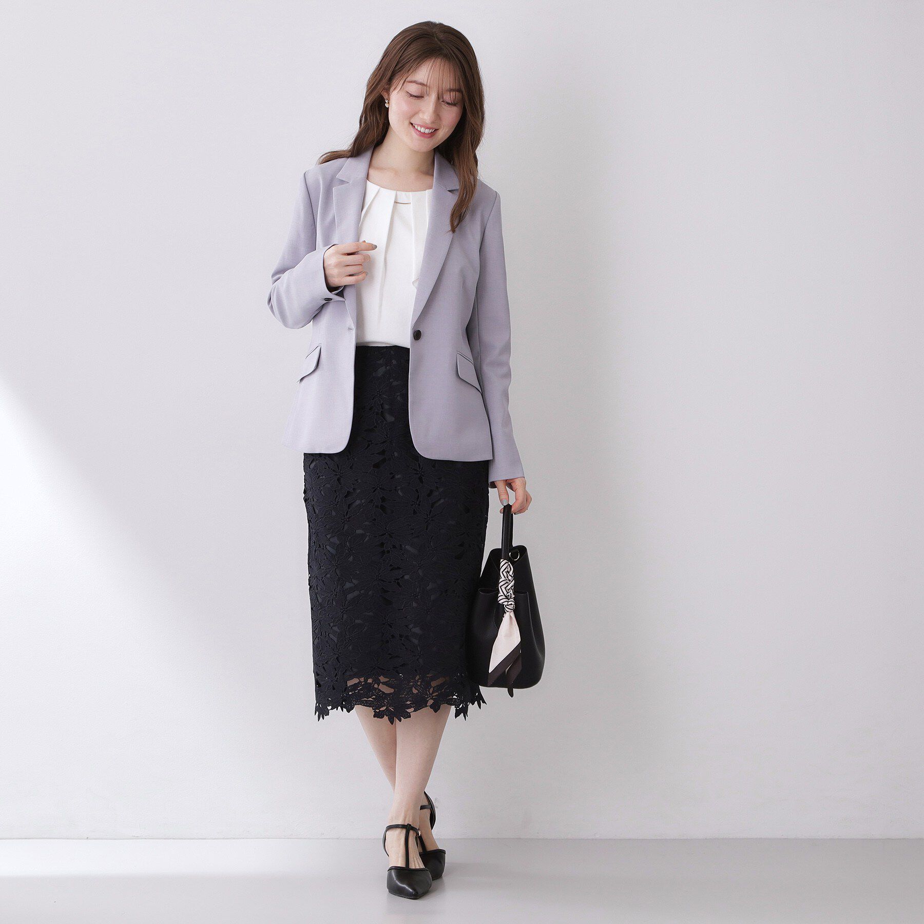 index「ストレッチテーラードジャケット／セットアップ対応【洗濯機OK】」|テーラードジャケット|