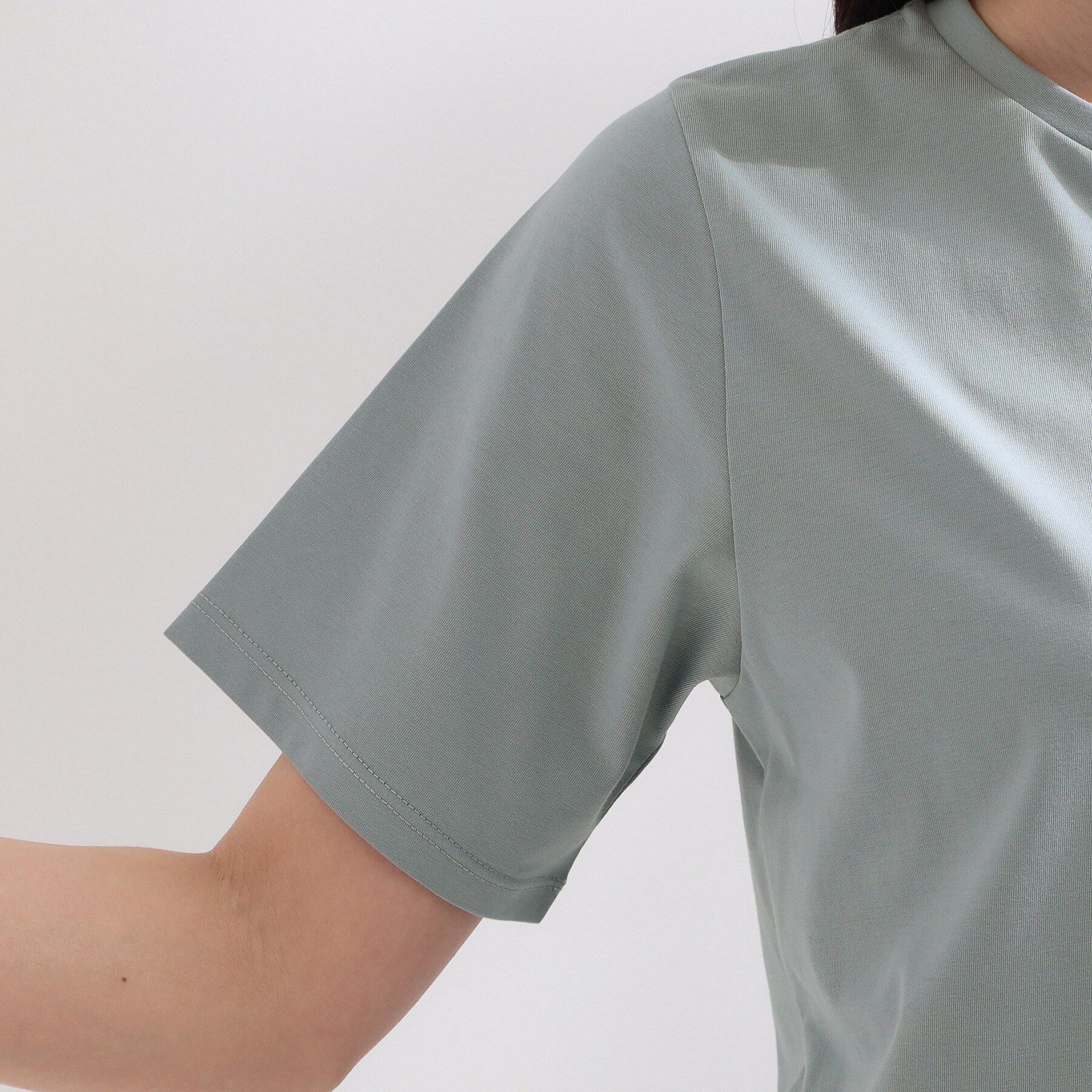 OPAQUE.CLIP「ペプラムドッキングカットソー【洗濯機OK】」|Tシャツ・カットソー|