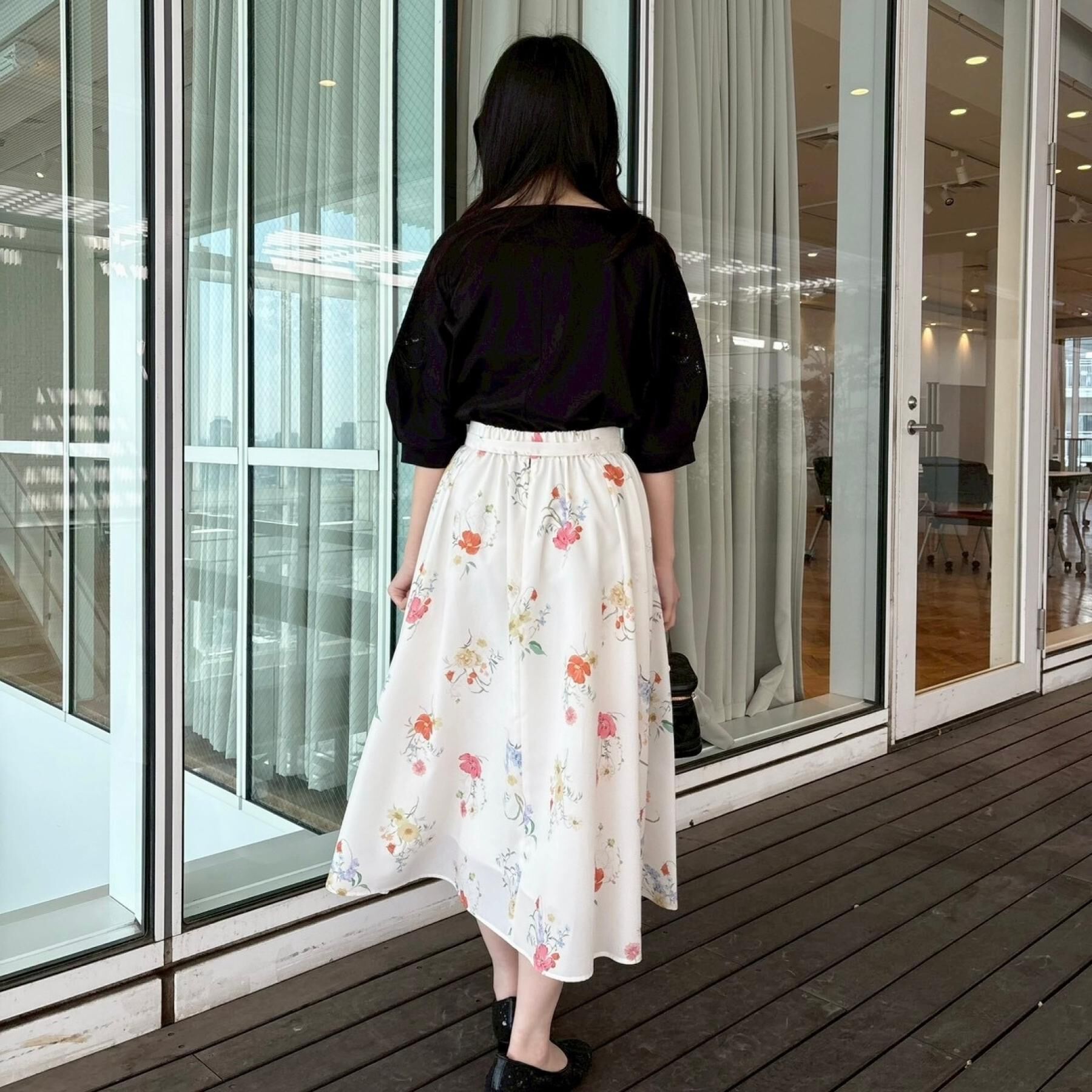 Couture broach「【接触冷感・UVカット】エンブロドルマントップス」|Tシャツ・カットソー|
