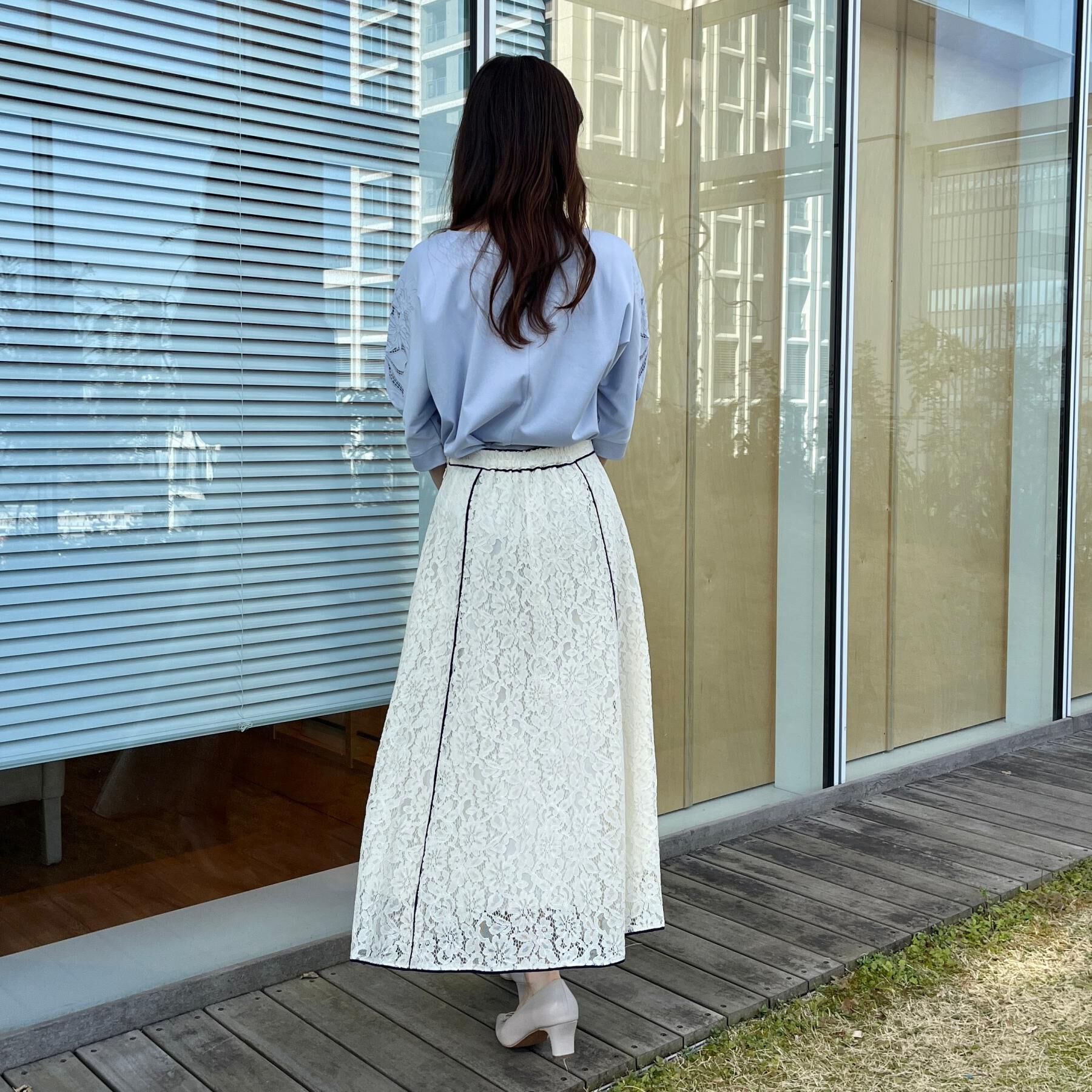 Couture broach「【接触冷感・UVカット】エンブロドルマントップス」|Tシャツ・カットソー|