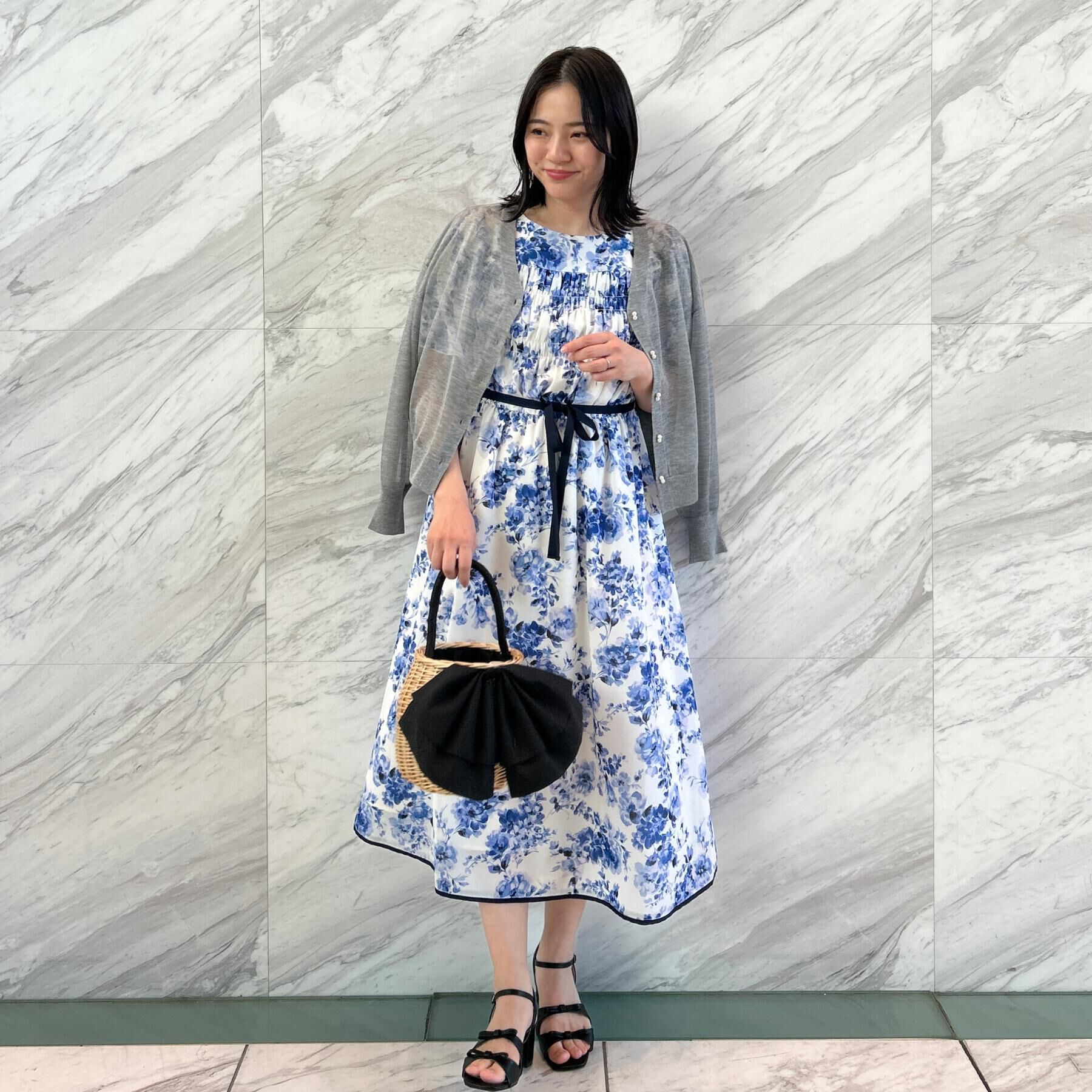 Couture broach「【洗える・パール調釦】愛されシアーカーディガン」|カーディガン|