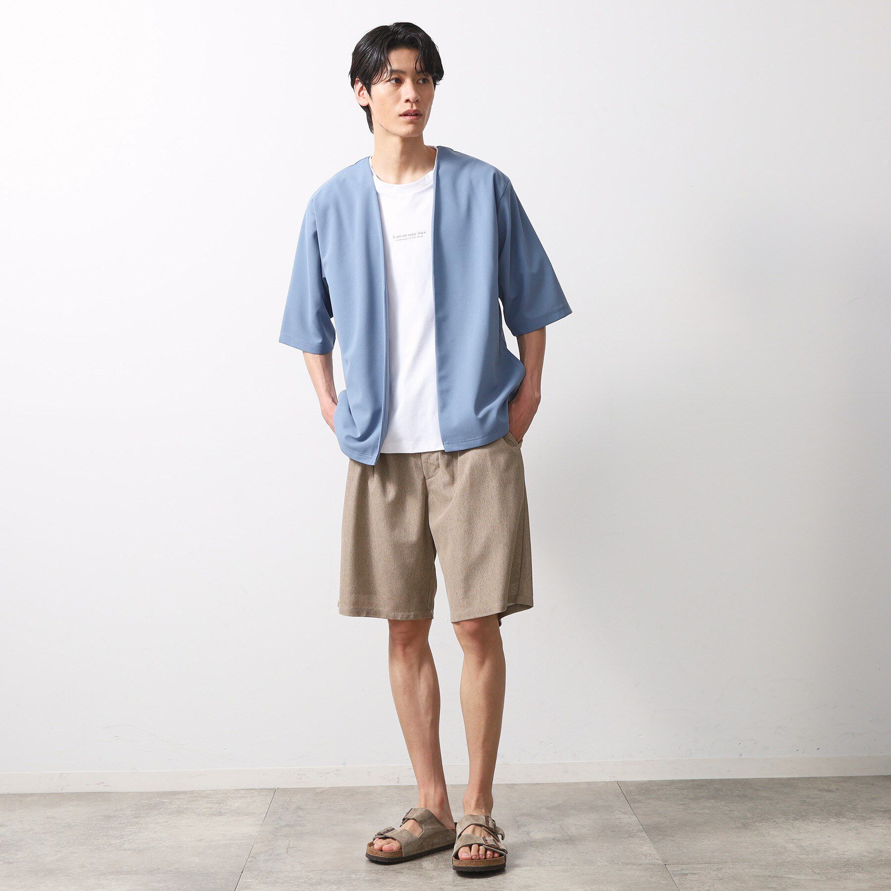 THE SHOP TK「シャリルジャージ ショートパンツ 洗濯機OK/吸水速乾/イージーケア/セットアップ可」|その他|