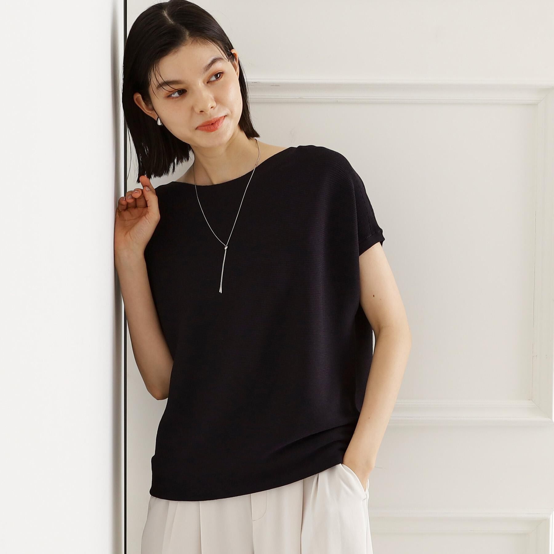 THE SHOP TK「【6色展開】さらさらフレンチニット【毛玉になりにくい/洗濯機OK】」|ニット・セーター|