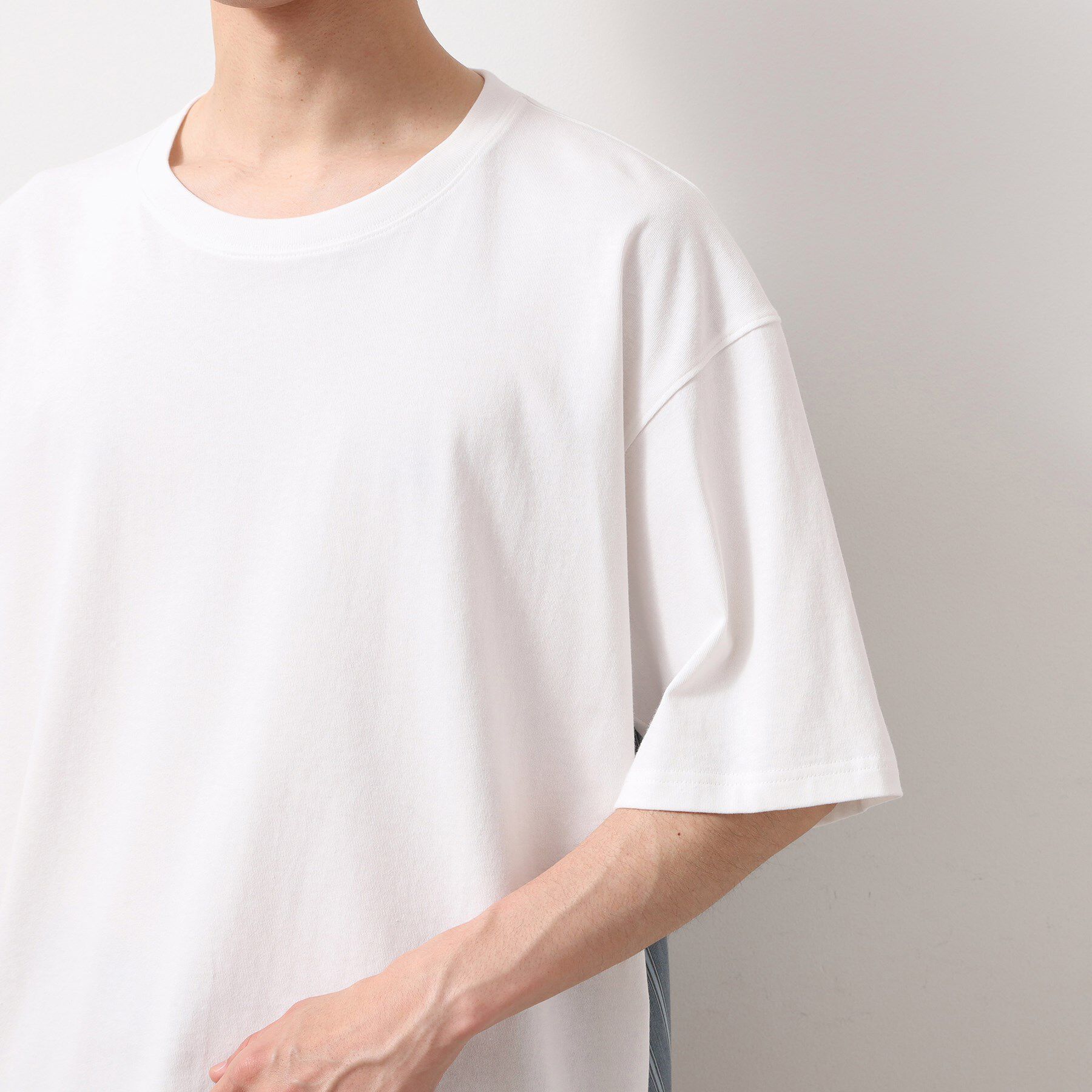 THE SHOP TK「エシカルブロード切替Tシャツ 洗濯機OK」|Tシャツ・カットソー|