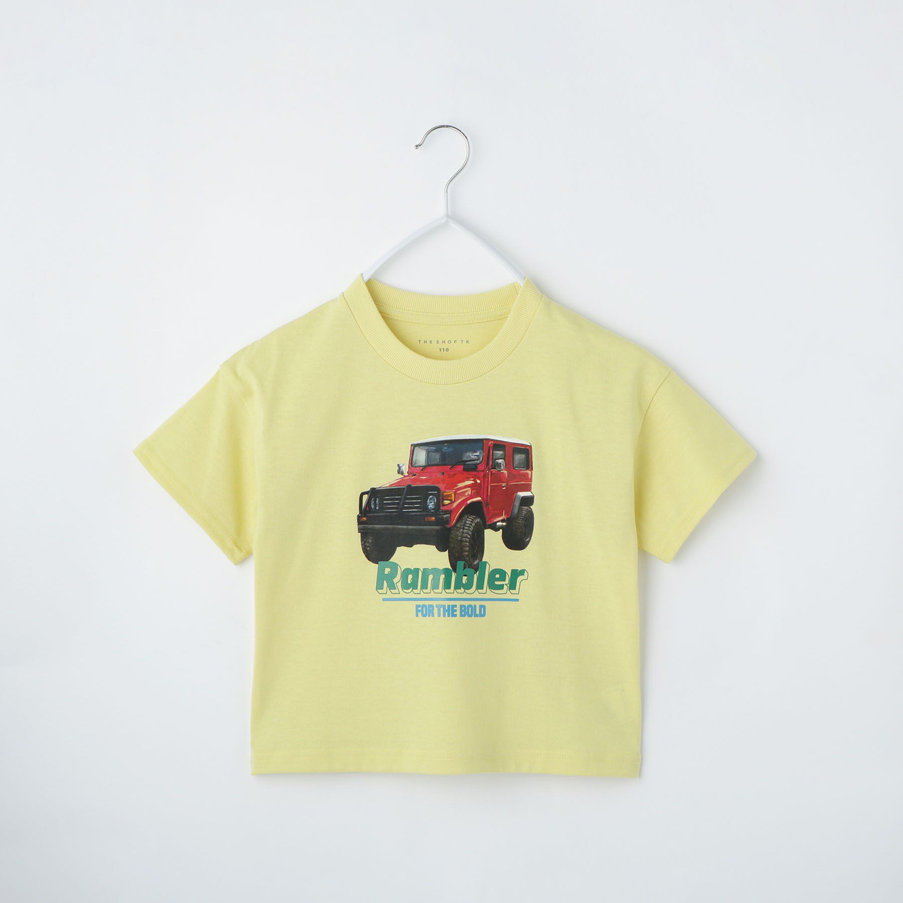 THE SHOP TK「【110－160】カープリントTシャツ/洗濯機OK」|Tシャツ・カットソー|イエロー(031)