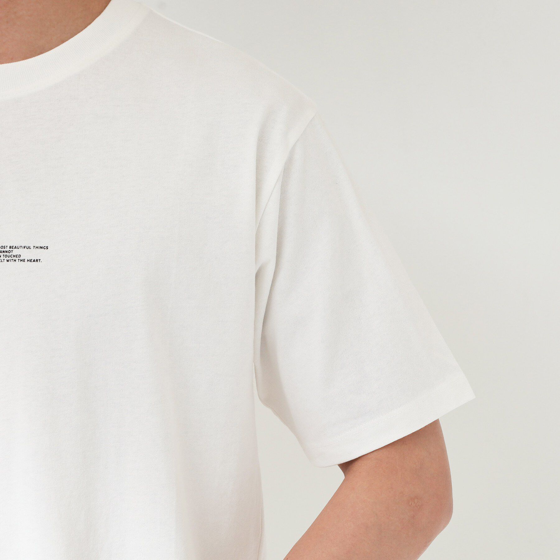 THE SHOP TK「【なめらかでソフトな肌触り】ロゴ コットン半袖Tシャツ 洗濯機OK」|Tシャツ・カットソー|