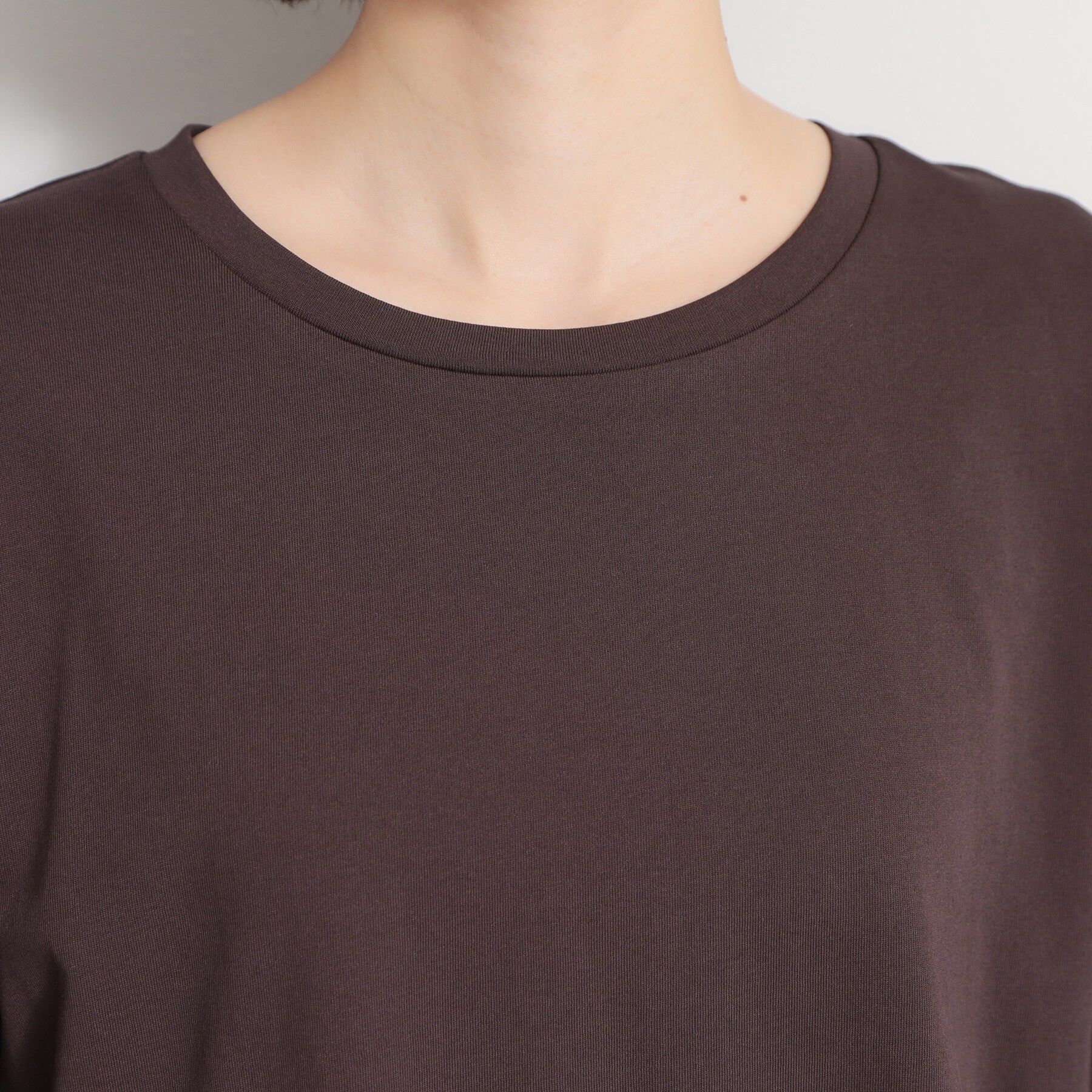 THE SHOP TK「【ひんやりさらさら】軽やかに揺れる シアーフレアスリーブTシャツ」|Tシャツ・カットソー|
