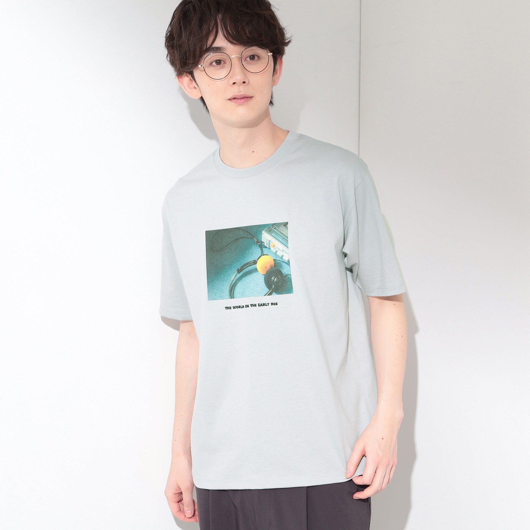 THE SHOP TK「COOLフォト半袖Tシャツ 接触冷感／洗濯機OK」|Tシャツ・カットソー|