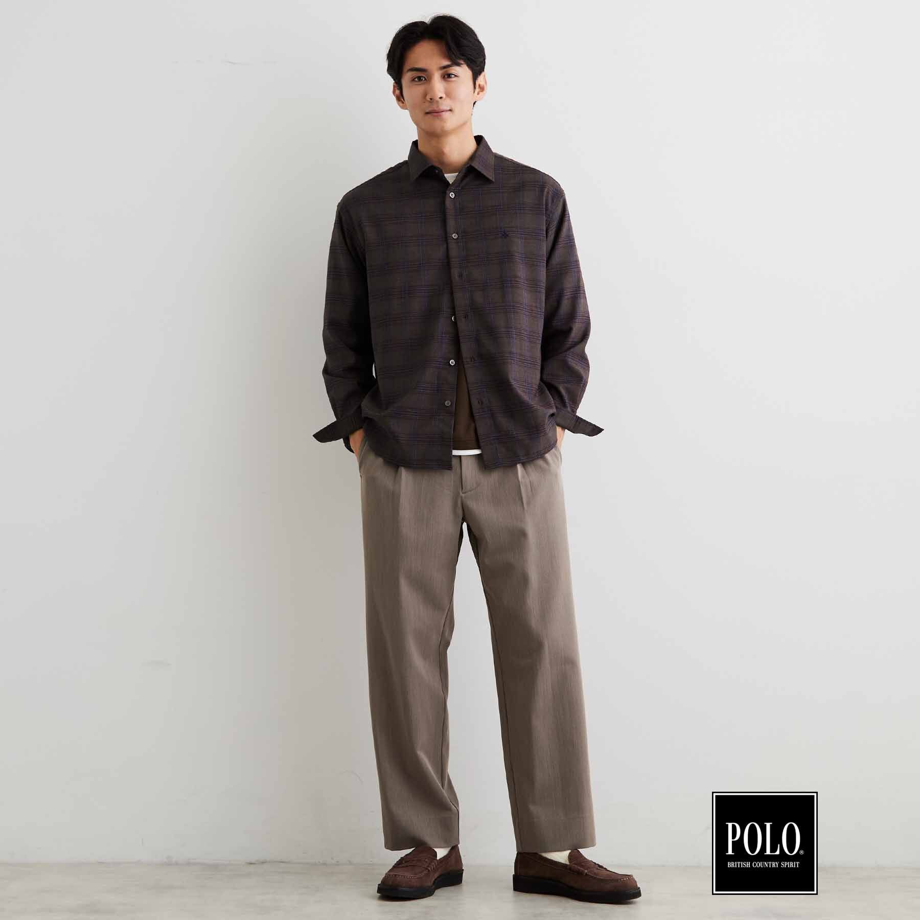 THE SHOP TK「POLO BCS/アソート長袖シャツ」|シャツ・ブラウス|