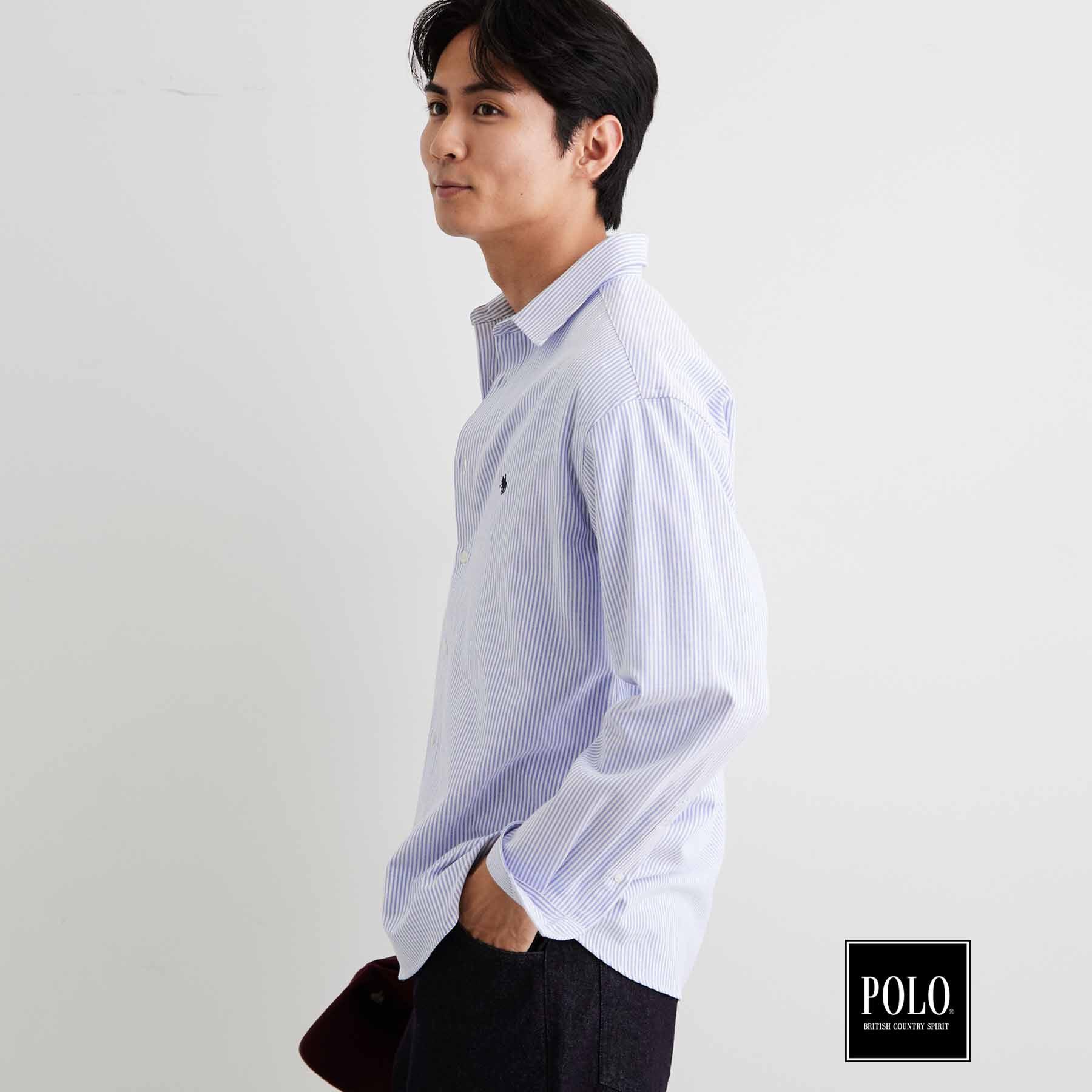 THE SHOP TK「POLO BCS/アソート長袖シャツ」|シャツ・ブラウス|