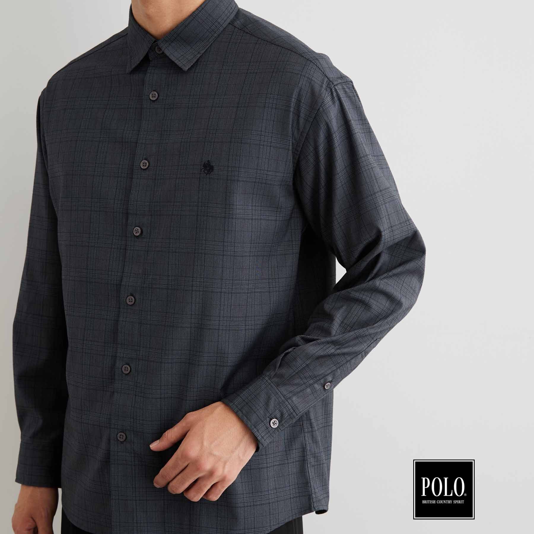 THE SHOP TK「POLO BCS/アソート長袖シャツ」|シャツ・ブラウス|