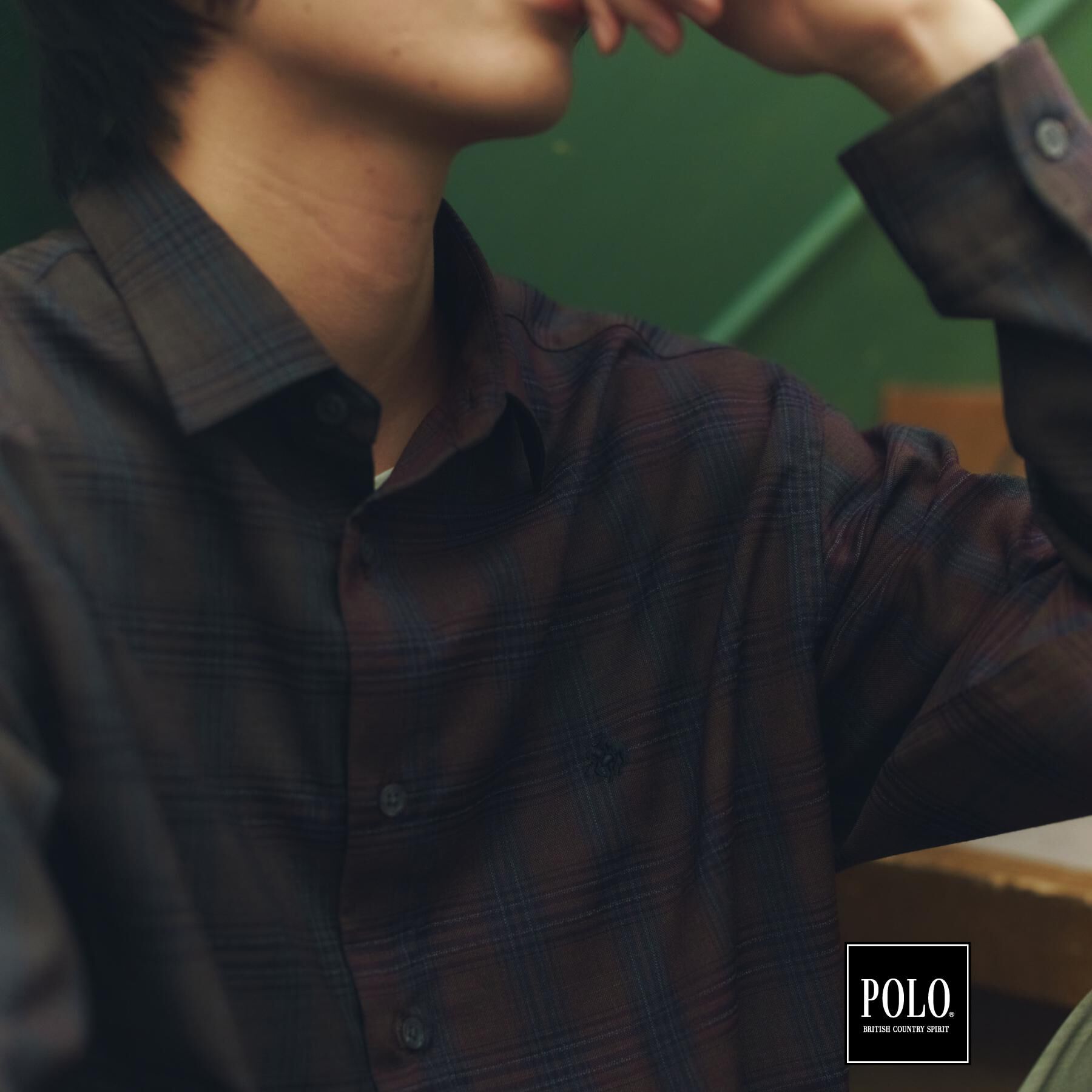 THE SHOP TK「POLO BCS/アソート長袖シャツ」|シャツ・ブラウス|