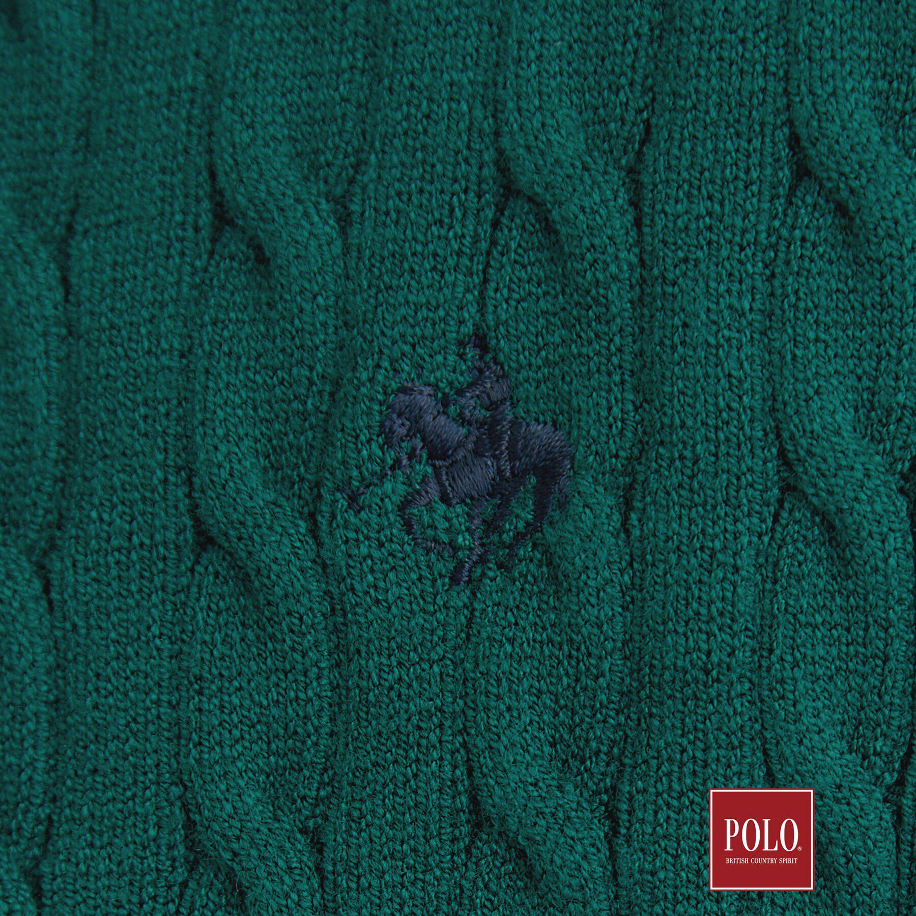 THE SHOP TK「POLO BCS/ケーブルクルーカーディガン」|カーディガン|