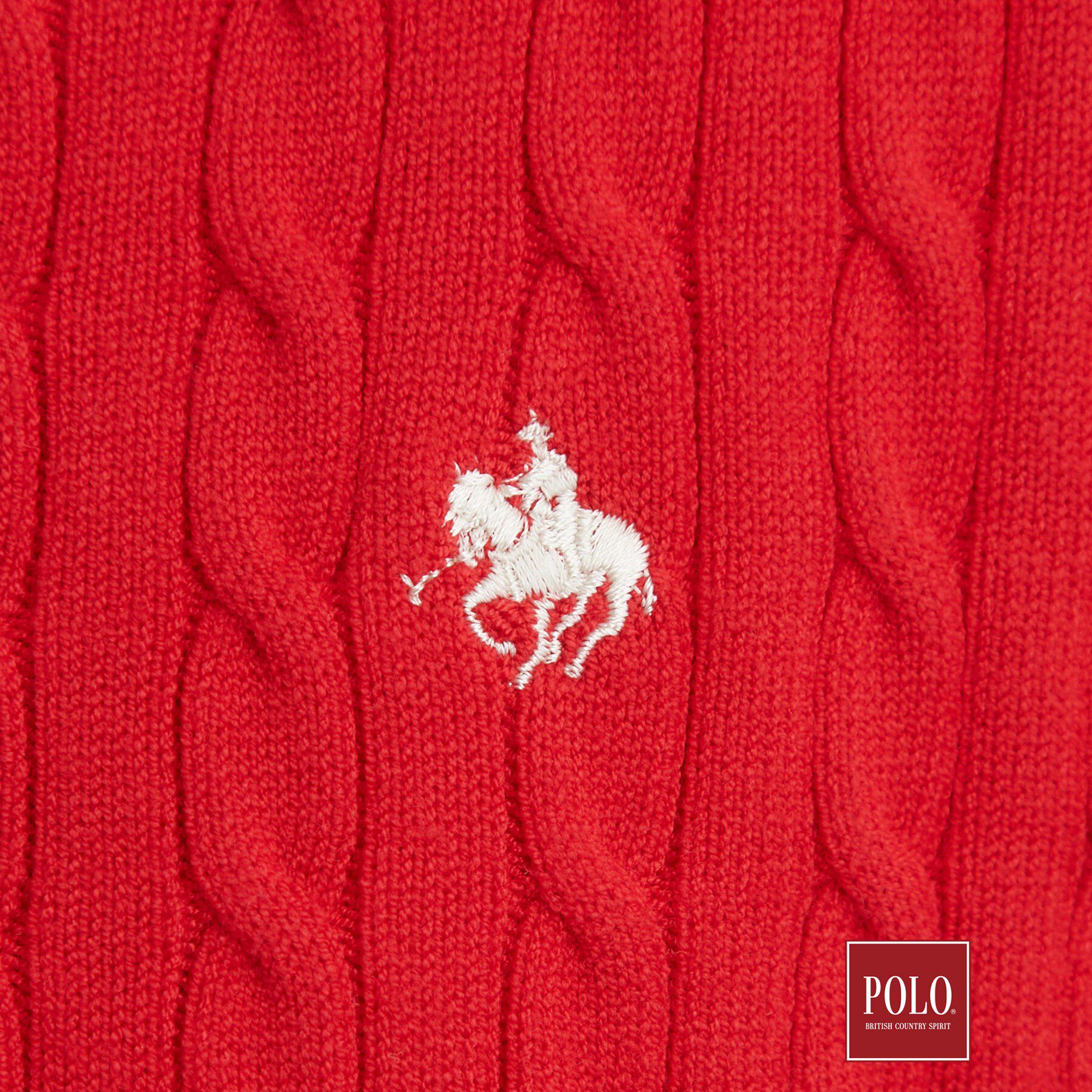 THE SHOP TK「POLO BCS/ケーブルクルーカーディガン」|カーディガン|