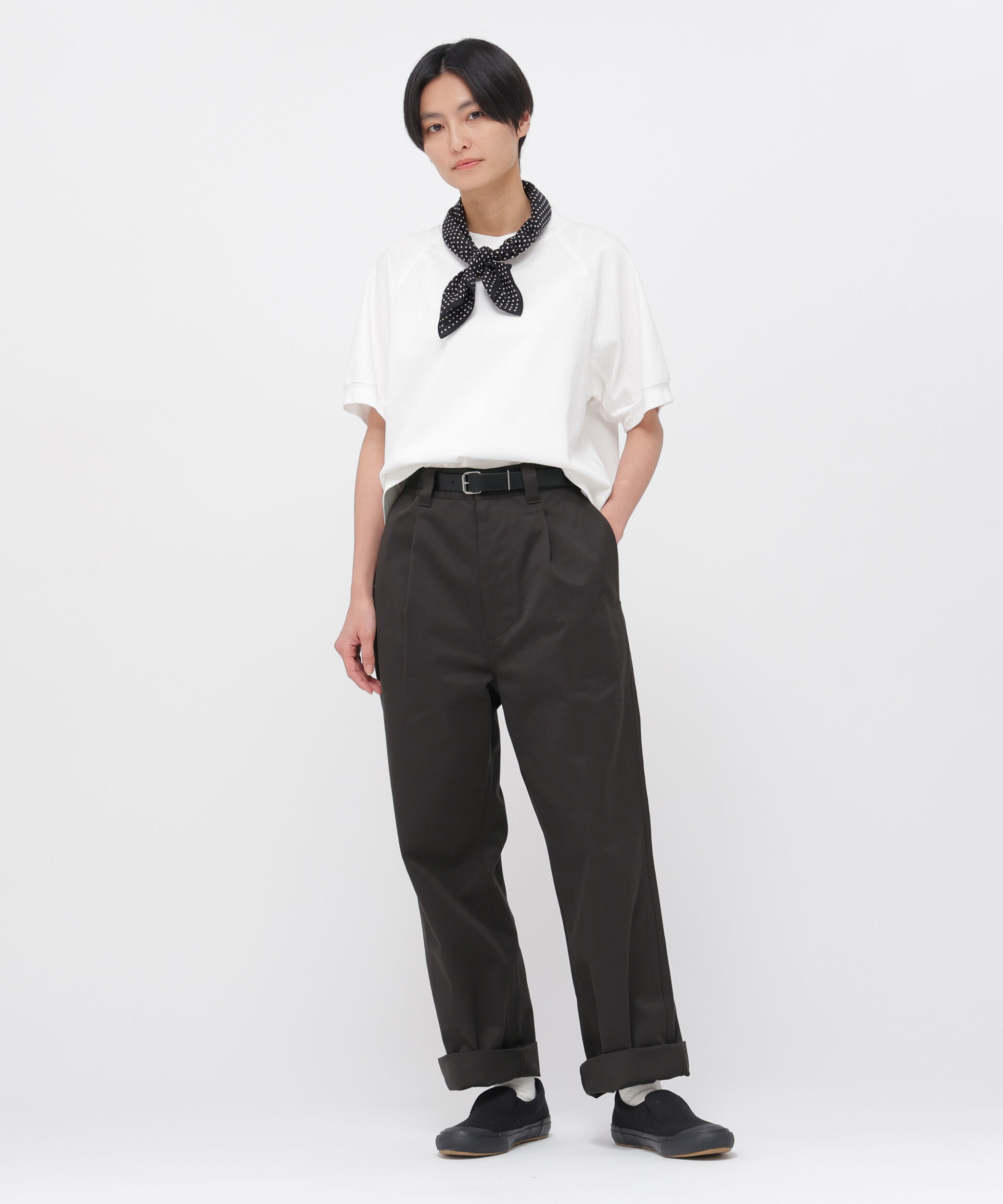 MHL.「WASHED CHINO COTTON TROUSERS」|その他|DARK CHARCOAL4