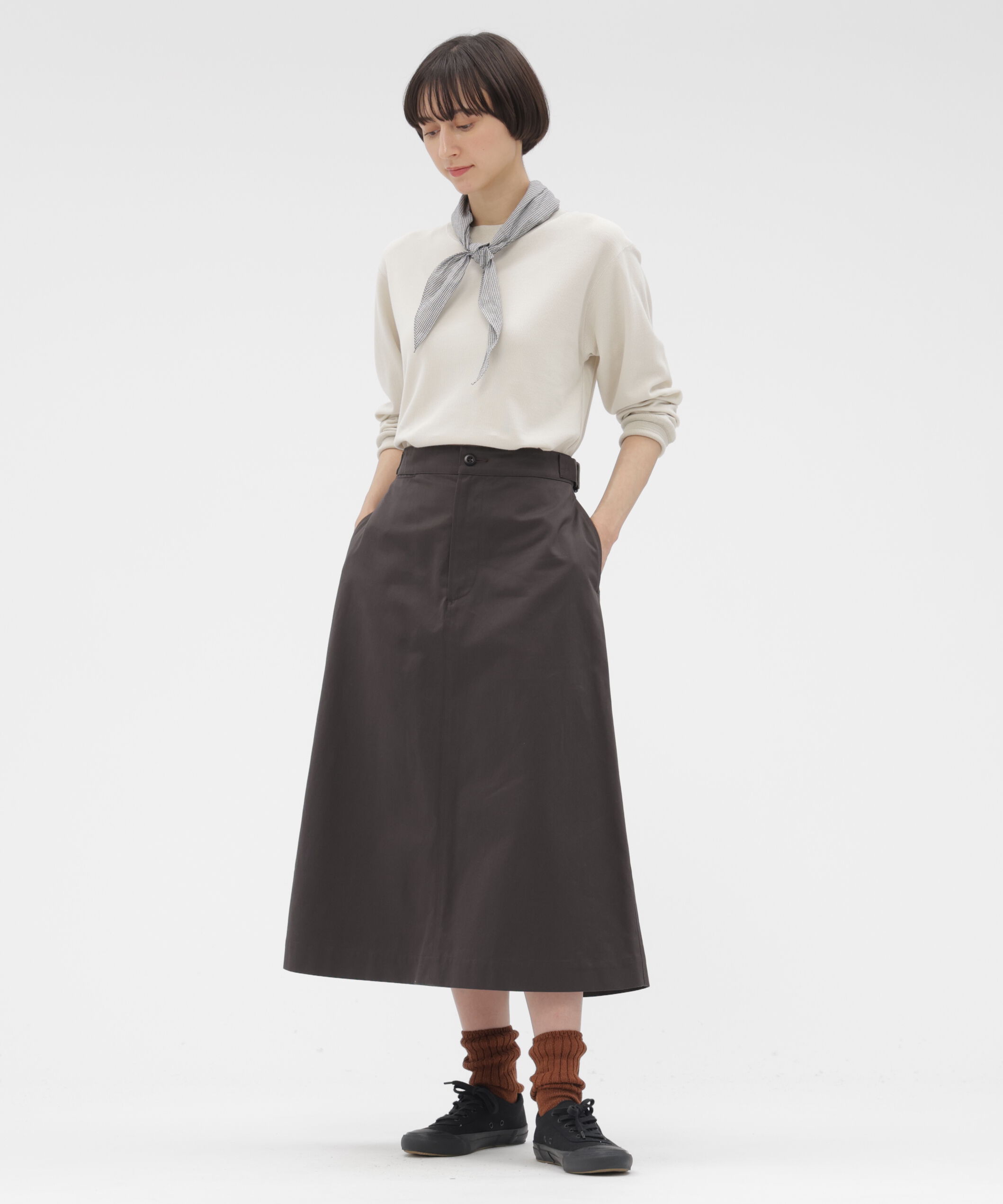 MHL.「FINE COTTON RIB JERSEY TOP」|Tシャツ・カットソー|