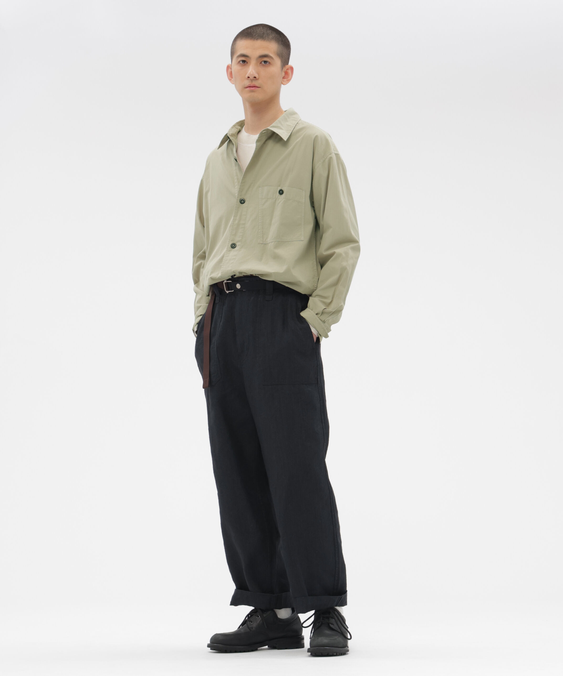 MHL.「GARMENT DYE COTTON SHIRTING SHIRT」|シャツ・ブラウス|