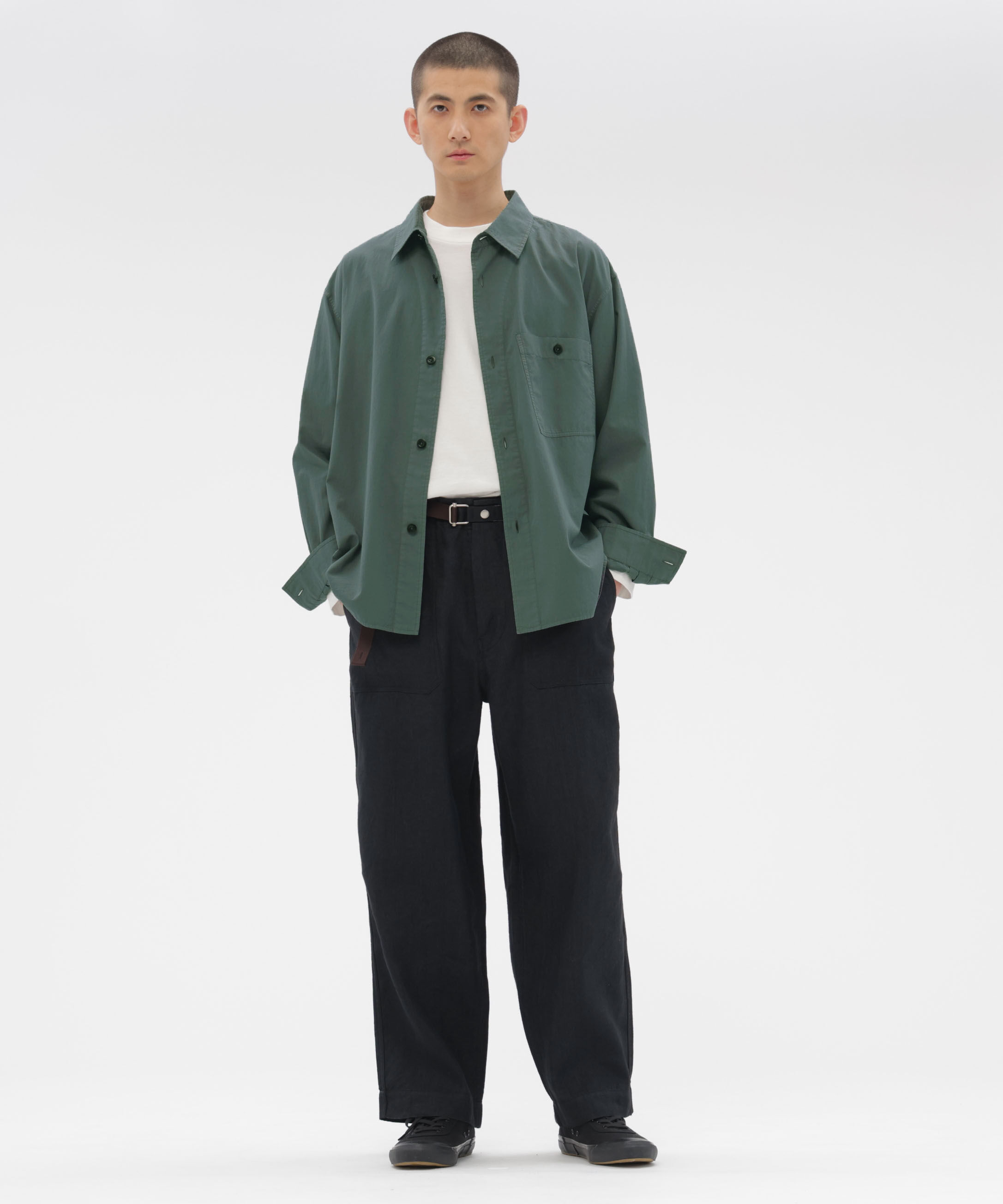 MHL.「GARMENT DYE COTTON SHIRTING SHIRT」|シャツ・ブラウス|